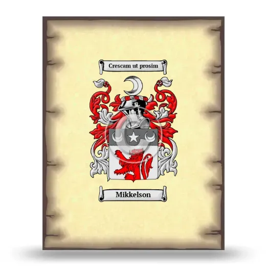 Mikkelson Coat of Arms Print