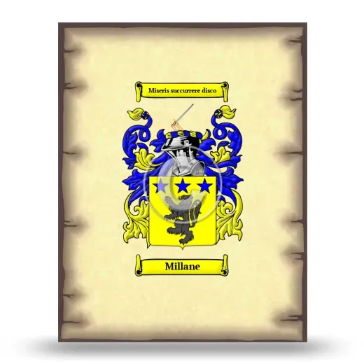 Millane Coat of Arms Print