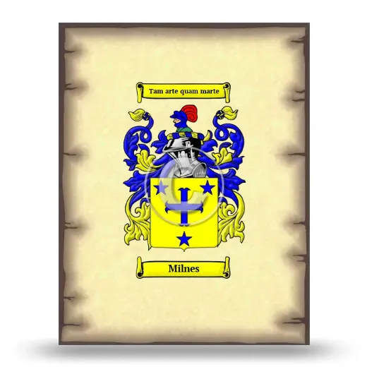 Milnes Coat of Arms Print