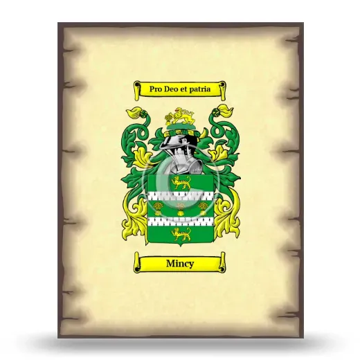 Mincy Coat of Arms Print