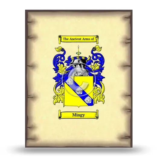 Mingy Coat of Arms Print