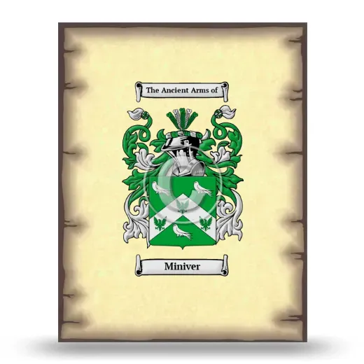 Miniver Coat of Arms Print
