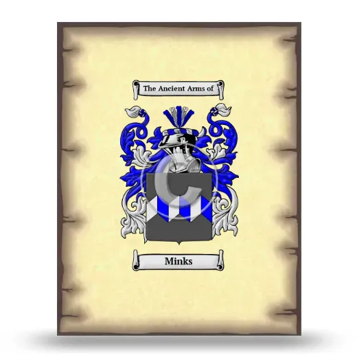 Minks Coat of Arms Print