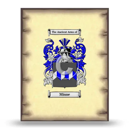Minne Coat of Arms Print