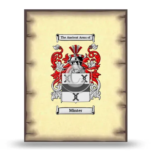 Minter Coat of Arms Print