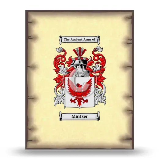Mintzer Coat of Arms Print