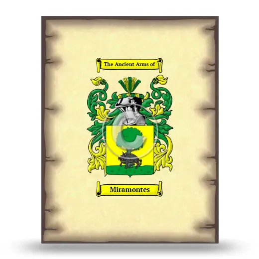 Miramontes Coat of Arms Print