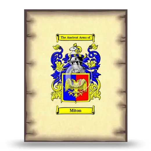 Miton Coat of Arms Print