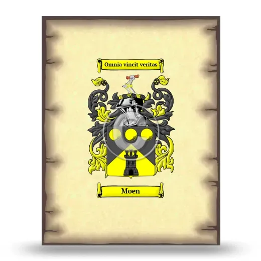 Moen Coat of Arms Print