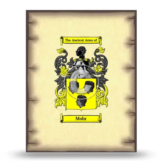 Mohr Coat of Arms Print