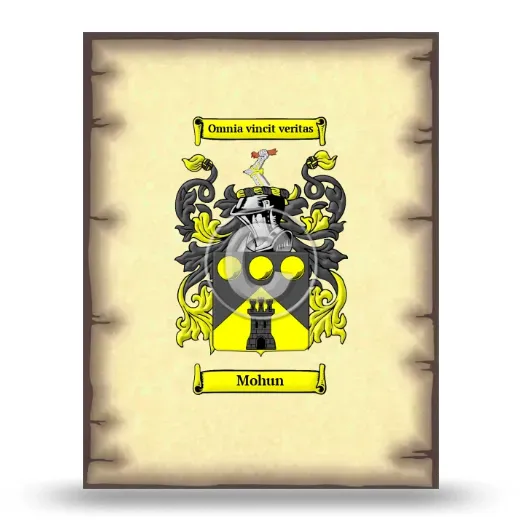 Mohun Coat of Arms Print