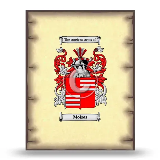 Moises Coat of Arms Print