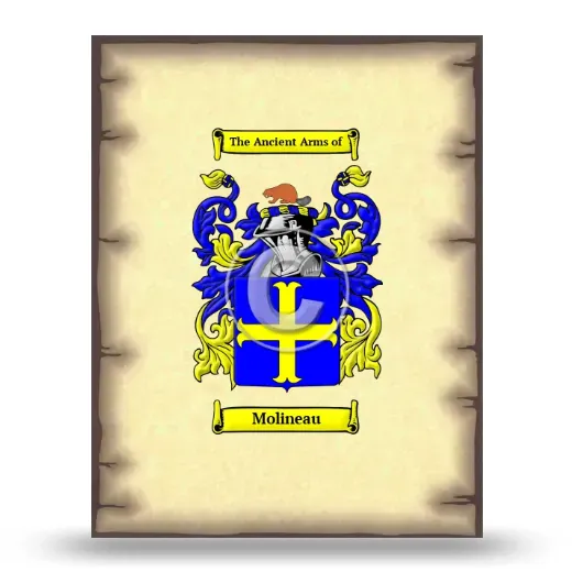 Molineau Coat of Arms Print