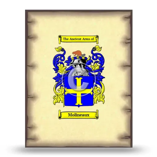 Molineaux Coat of Arms Print