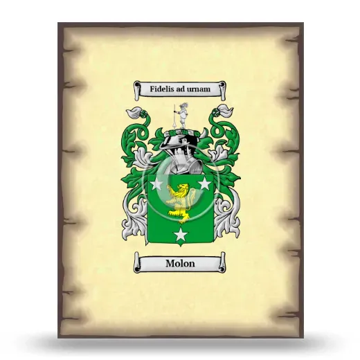 Molon Coat of Arms Print