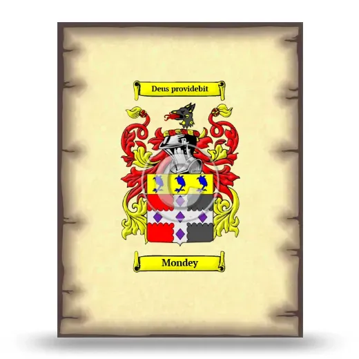 Mondey Coat of Arms Print