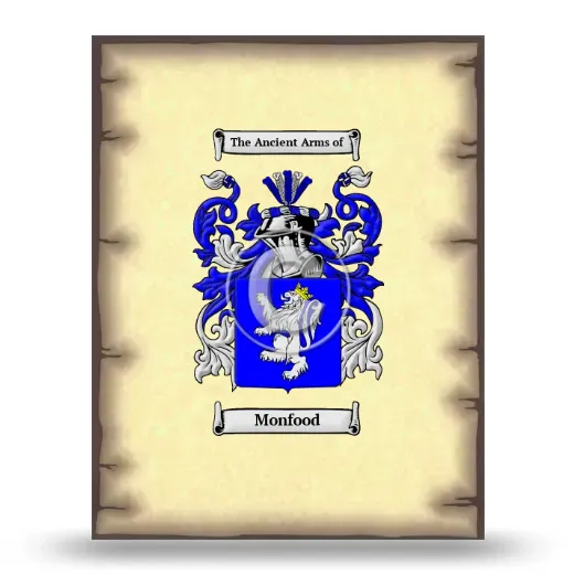 Monfood Coat of Arms Print