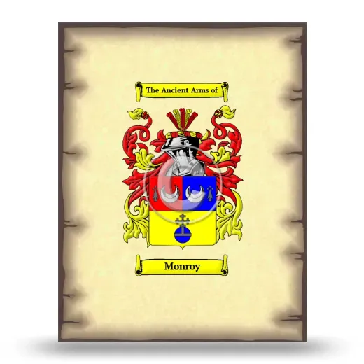 Monroy Coat of Arms Print