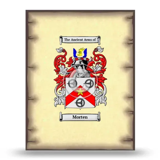 Morten Coat of Arms Print