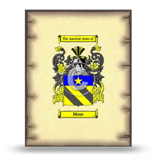 Mose Coat of Arms Print