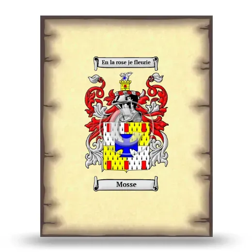 Mosse Coat of Arms Print
