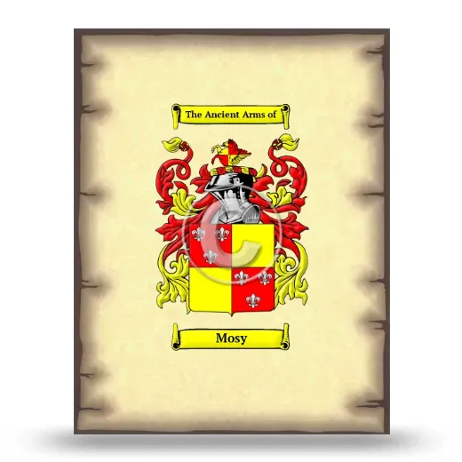 Mosy Coat of Arms Print