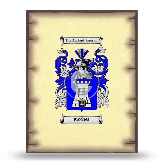 Mothes Coat of Arms Print