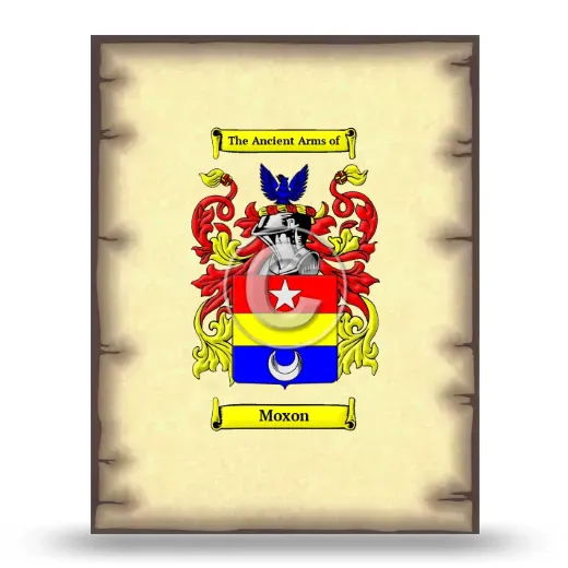 Moxon Coat of Arms Print