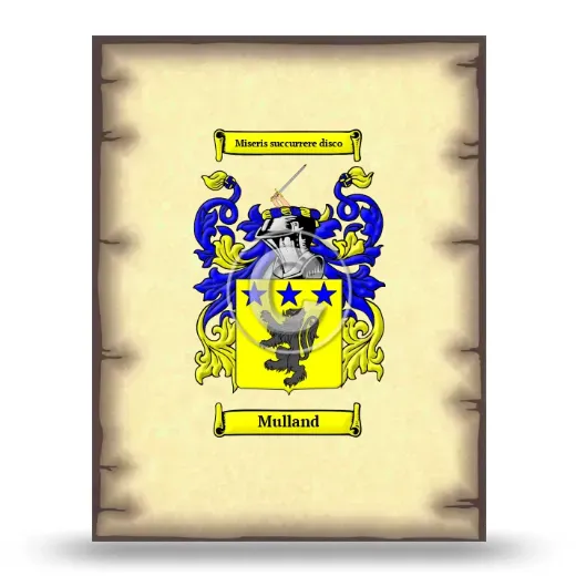 Mulland Coat of Arms Print