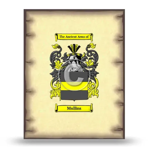 Mullins Coat of Arms Print