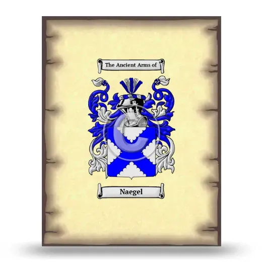 Naegel Coat of Arms Print