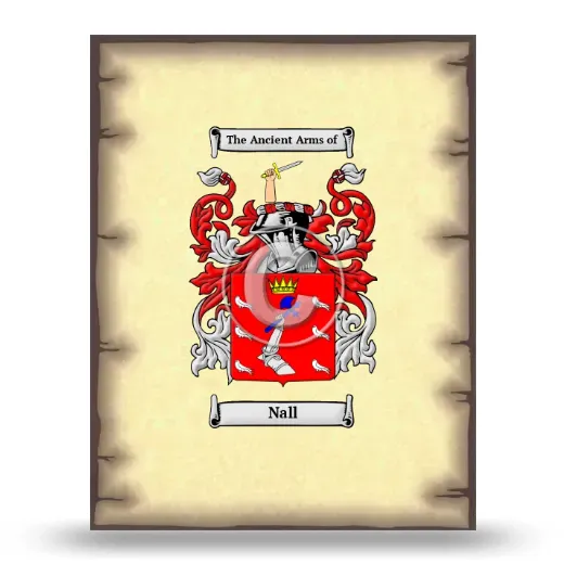 Nall Coat of Arms Print