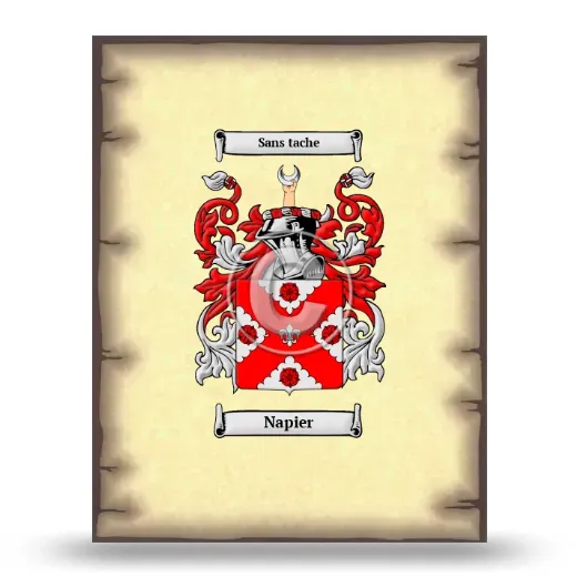 Napier Coat of Arms Print