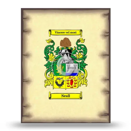 Neall Coat of Arms Print
