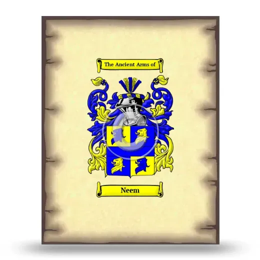 Neem Coat of Arms Print