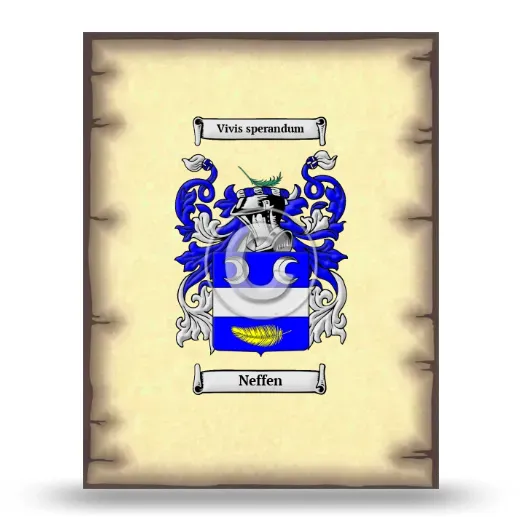 Neffen Coat of Arms Print