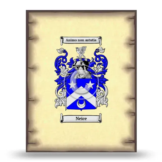 Neice Coat of Arms Print