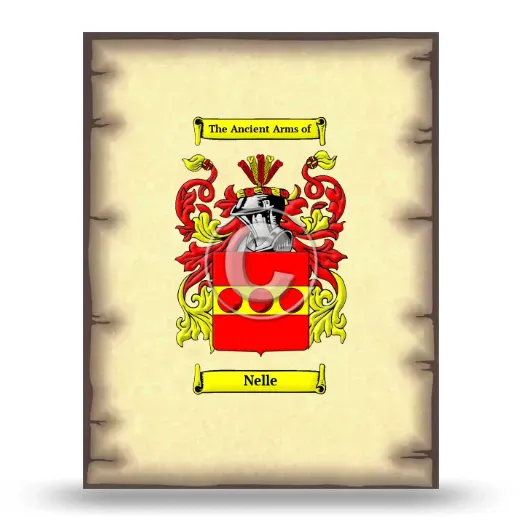 Nelle Coat of Arms Print