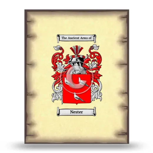 Nester Coat of Arms Print