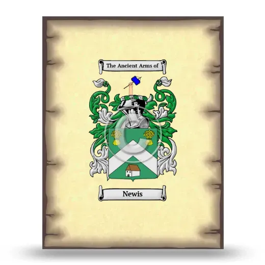 Newis Coat of Arms Print