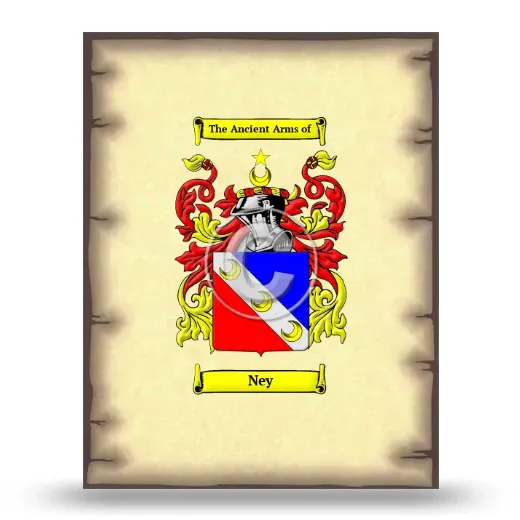 Ney Coat of Arms Print