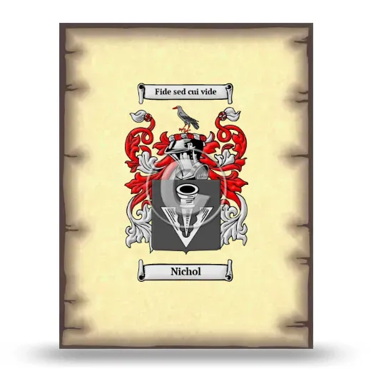 Nichol Coat of Arms Print