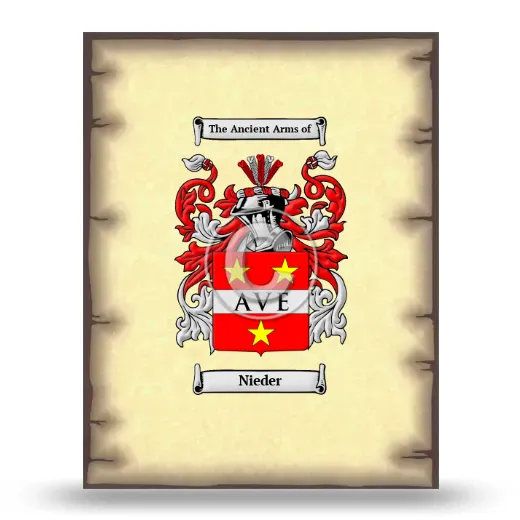 Nieder Coat of Arms Print