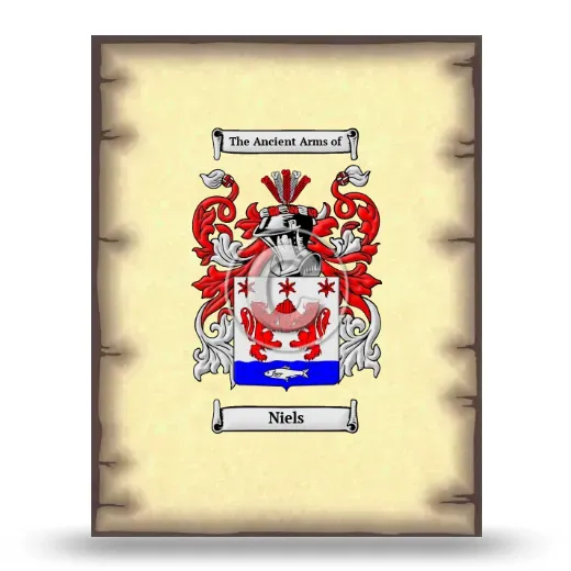 Niels Coat of Arms Print
