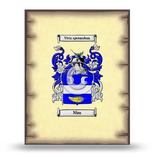 Nim Coat of Arms Print