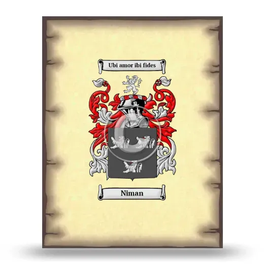 Niman Coat of Arms Print