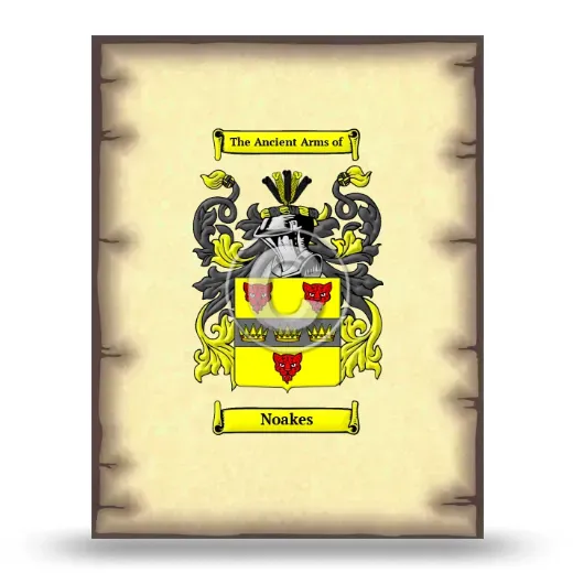 Noakes Coat of Arms Print