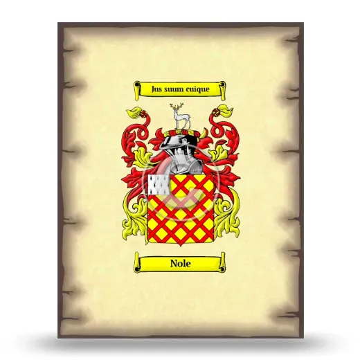 Nole Coat of Arms Print