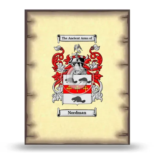 Nordman Coat of Arms Print