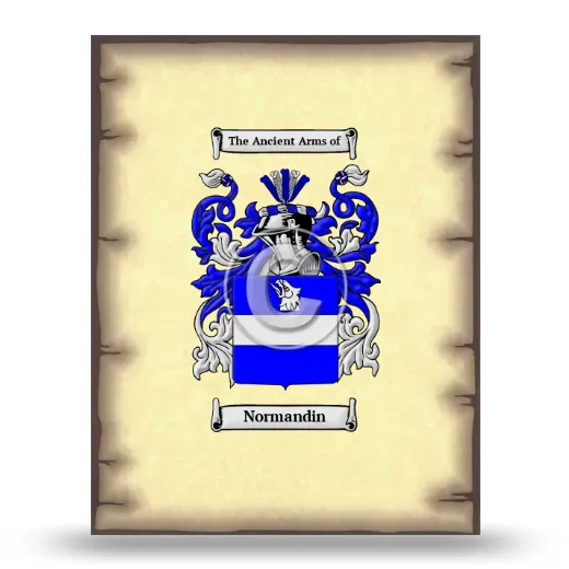 Normandin Coat of Arms Print